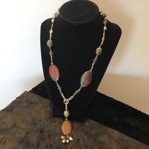 Park Lane Stone and Bead Statement Piece